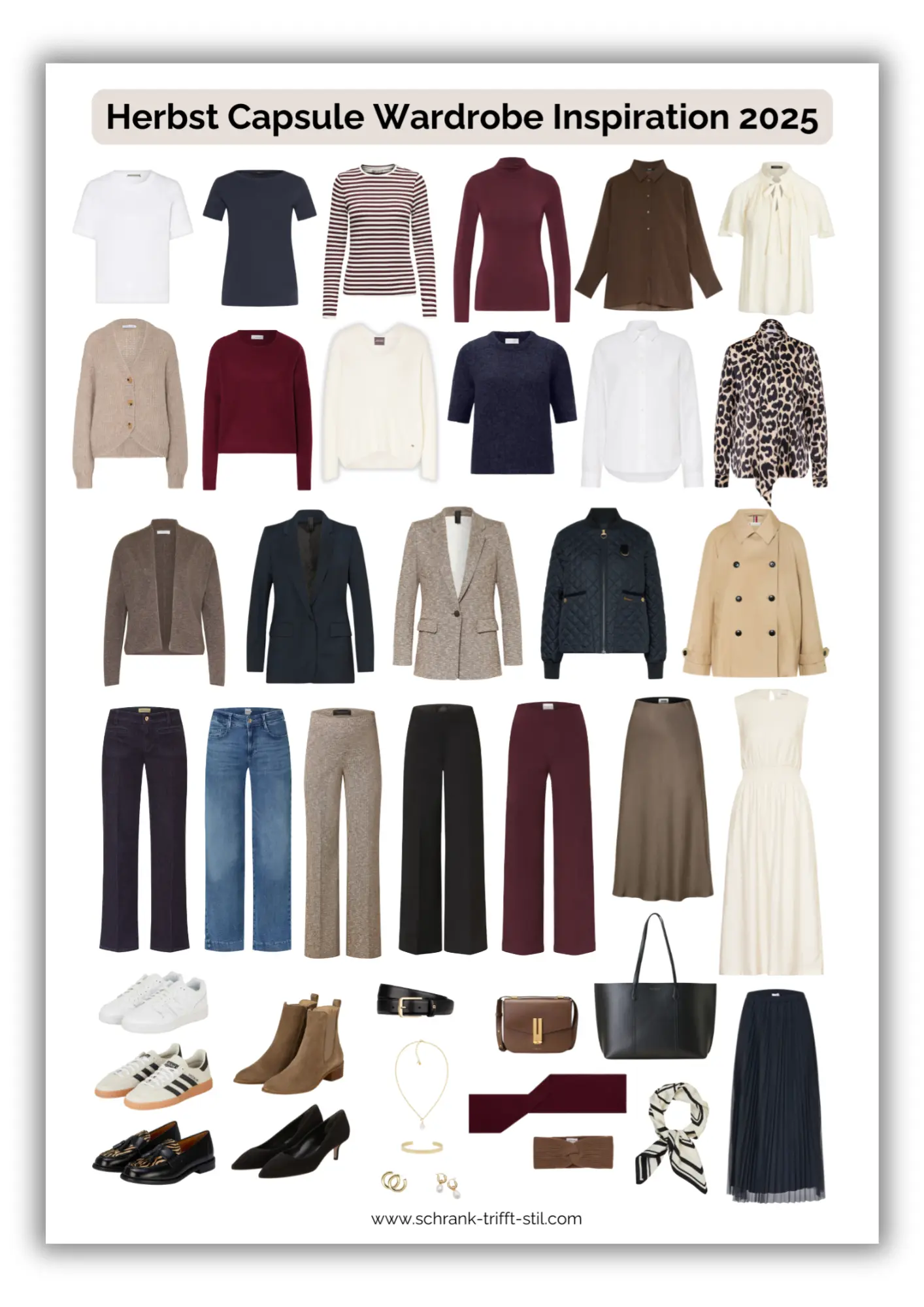 Herbst Capsule Wardrobe 2025