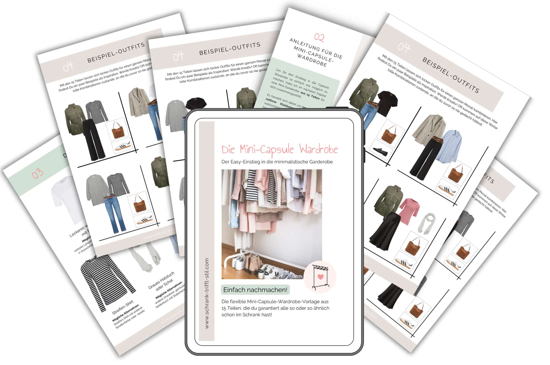 Mini-Capsule Wardrobe Vorlage