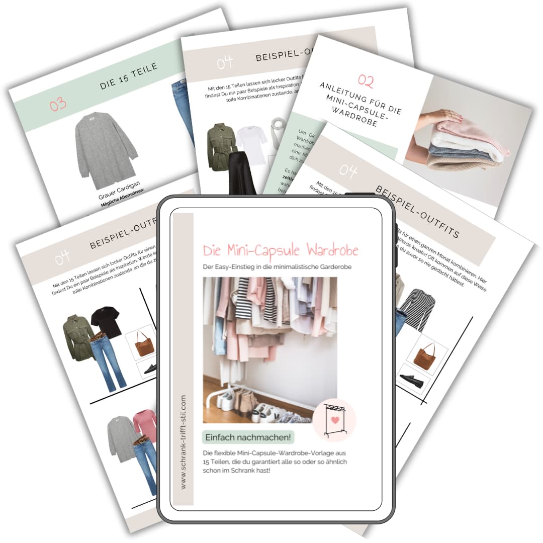 Mini Capsule Wardrobe Vorlage