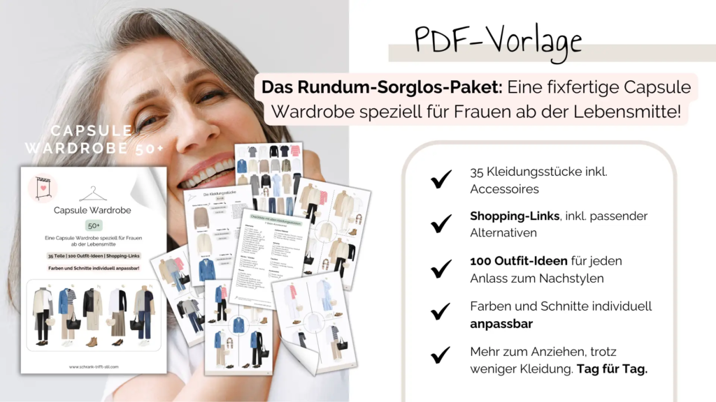 Capsule Wardrobe für Frauen ab 50 oder ab 40
