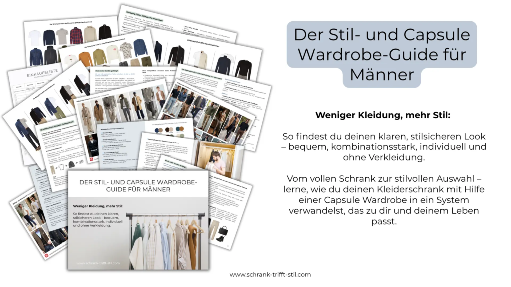 Stil- und Capsule Wardrobe Guide für Männer