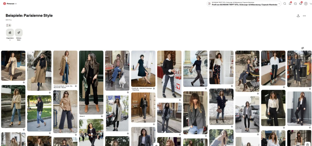 French Chic Pinterest Pinnwand