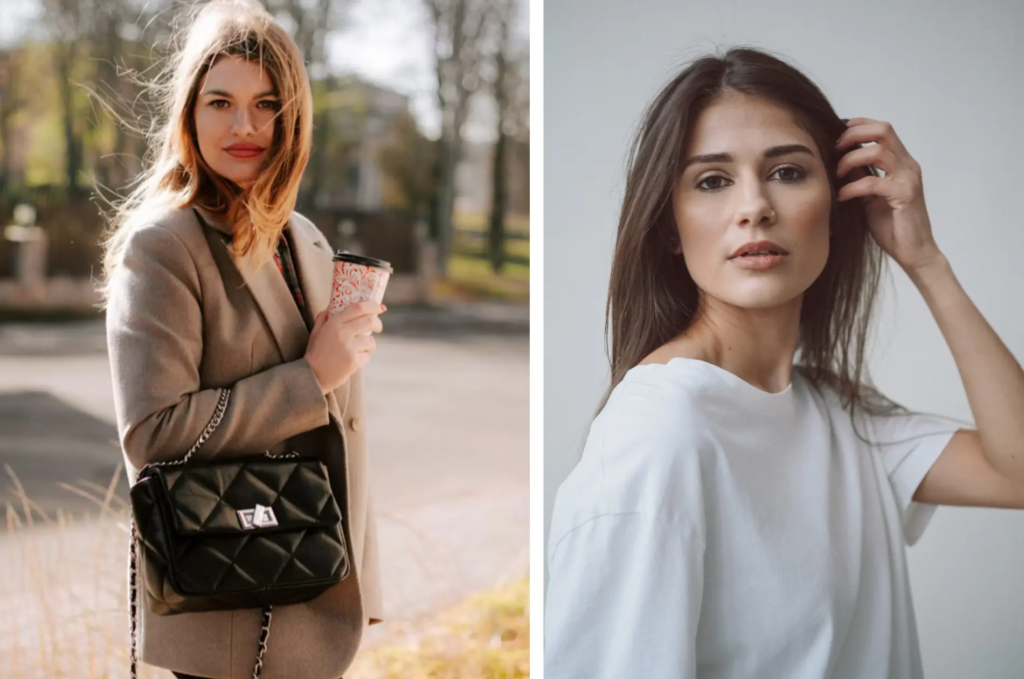 zwei selbstsichere Frauen