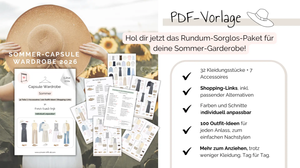 PDF-Vorlage: Sommer Capsule Wardrobe 2026