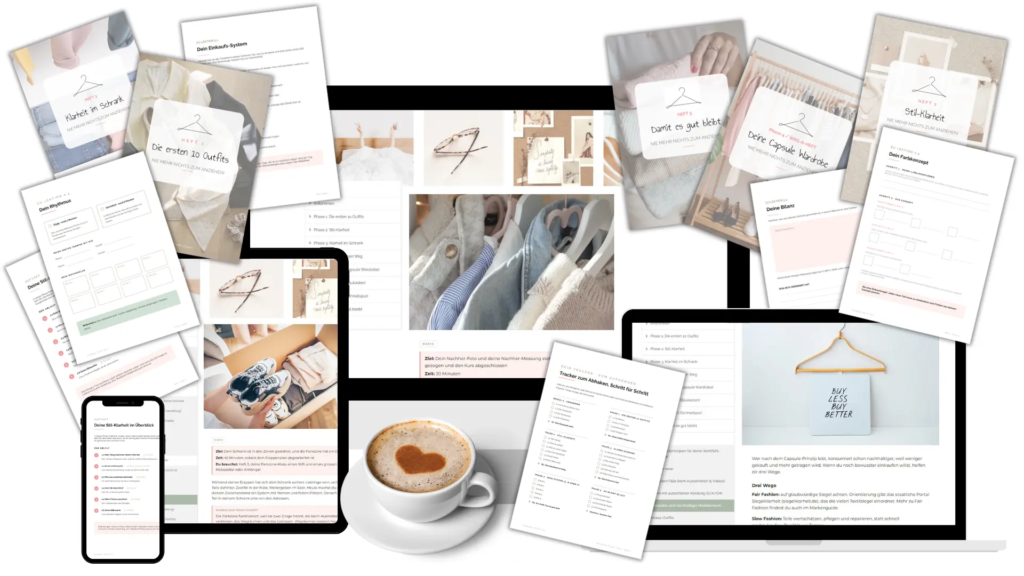 Vorschau auf die Inhalte des Capsule Wardrobe-Kurses