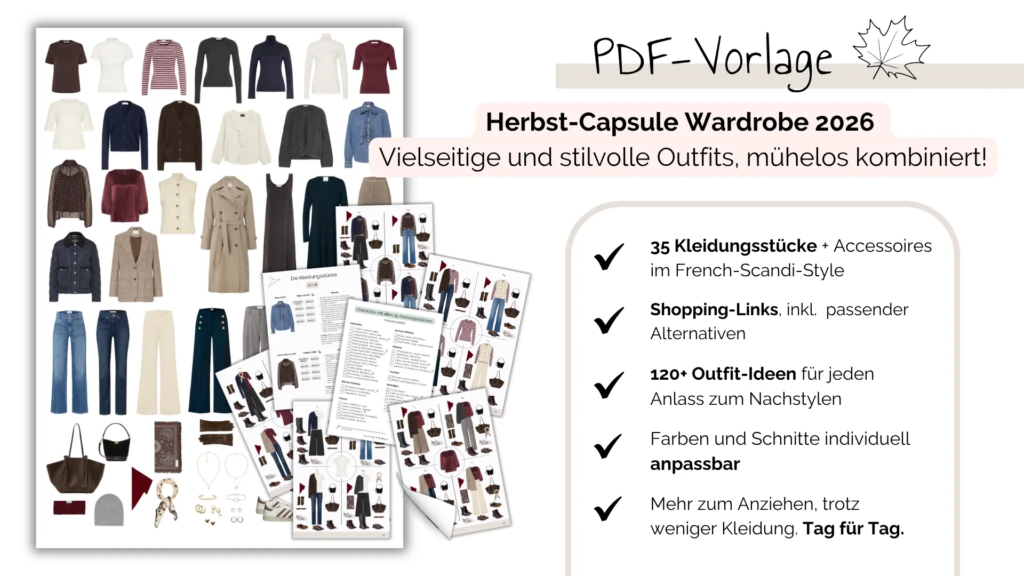 Herbst Capsule Wardrobe 2026